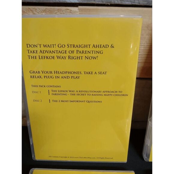 Parenting the Lefkoe Way 8 CD Set Complete - Picture 2 of 6